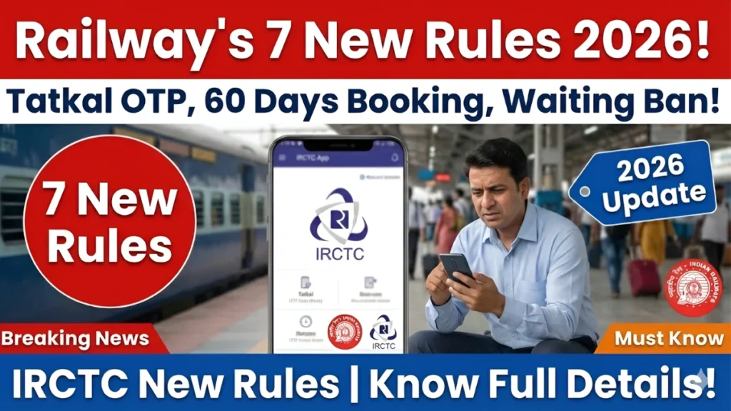 IRCTC New Rules 2026