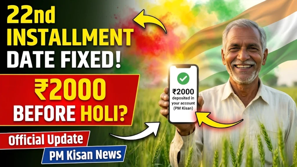 PM Kisan 22nd Installment 2026 Big Update